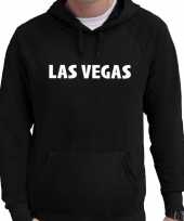 Las vegas wereldstad hoodie zwart heren